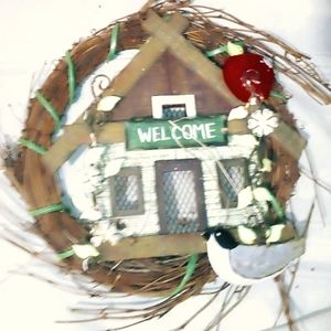 Small welcome wreath